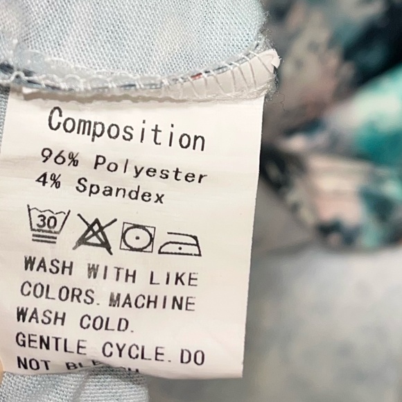 MORGAN WALLEN | Western Cow Hide Graphic Tee in Teal and Black Tie Dye | Size S - Picture 6 of 6